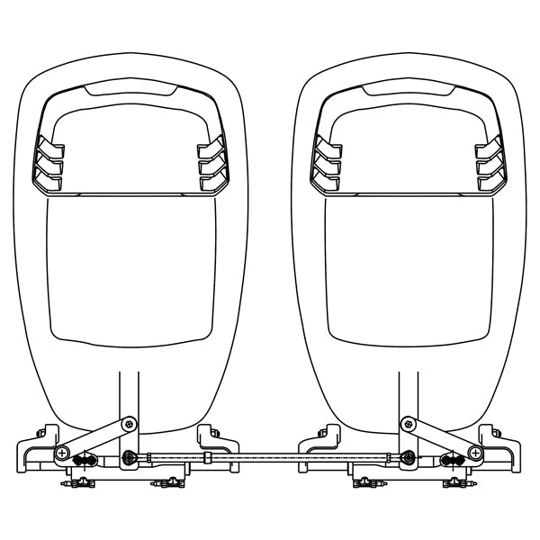 Ultraflex forbindelsesled til 2 motorer-2