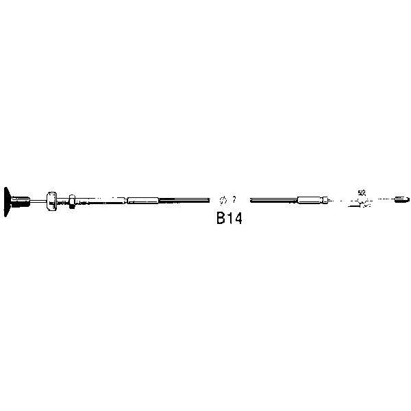 Ultraflex Stopkabel B14-12