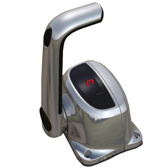 Ultraflex enkel topmonteret kontrolboks chrom med trim og lå-1
