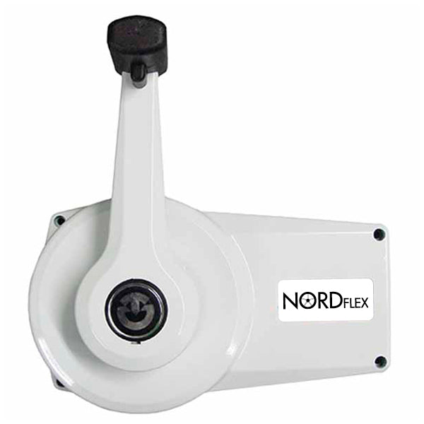 Nordflex kontrolbox hvid etgrebs med lås-1