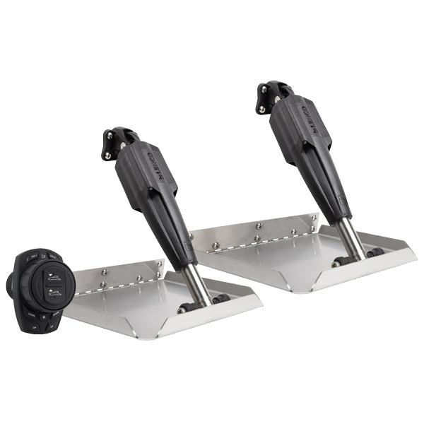 Lenco 12" x 12" Edge Mount Trim Tab Kit med Pro Control Assi-1