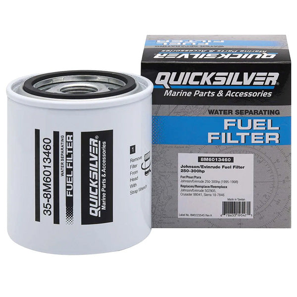 Quicksilver 8M6013460 Brændstoffilter, vandsep. - Johnson/Evinrude 250-300-1