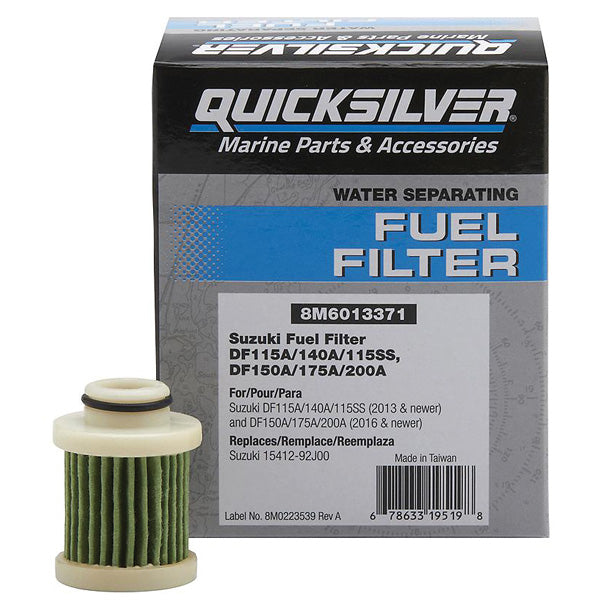 Quicksilver 8M6013371 Brændstoffilter, Suzuki DF115-140A/115SS/150-175-200A-1