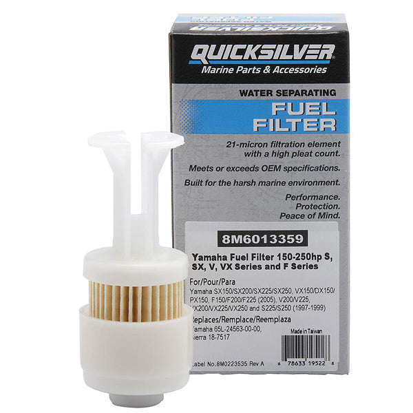 Quicksilver 8M6013359 Brændstoffilter, Yamaha S, SX, V, VX & F Series-1