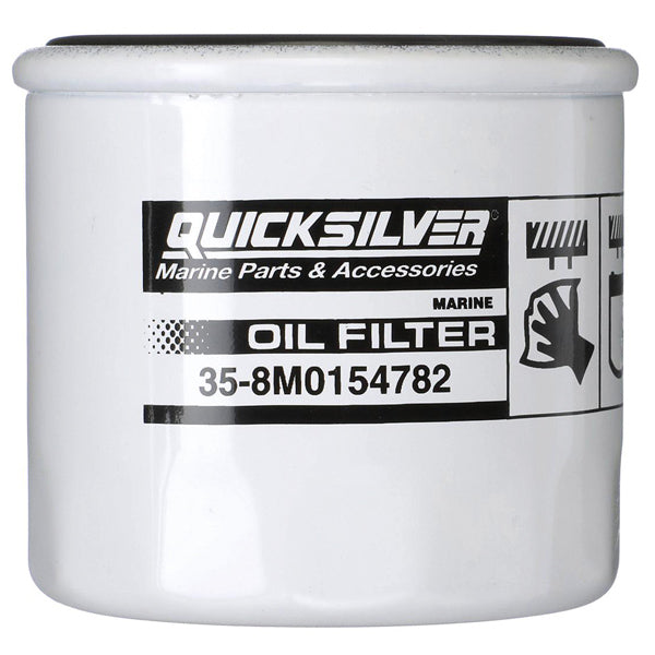 Quicksilver 8M0154782 Oliefilter til forskellige marinemotorer-1