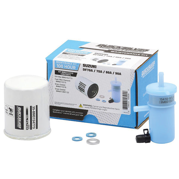 Quicksilver 8M0222310 100T Service Kit, Suzuki DF70A/75A/80A/90A-1