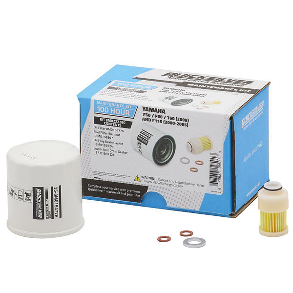 Quicksilver 8M0222280 100T Service Kit, Yamaha F50/F60/T60 og F115-1