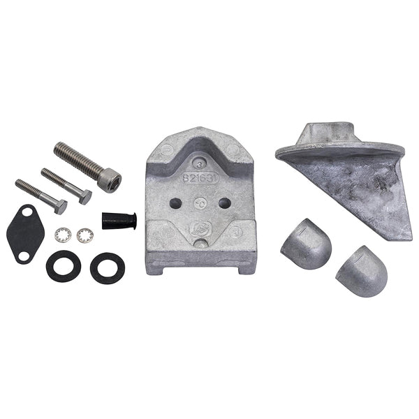 Quicksilver 888756Q04 aluminiumanodesæt til MerCruiser MR- og Alpha One-1