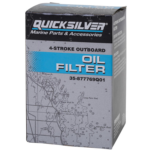 Quicksilver 877769Q01 Oliefilter til Mercury Verado 6-cylindrede påhængsm.-1