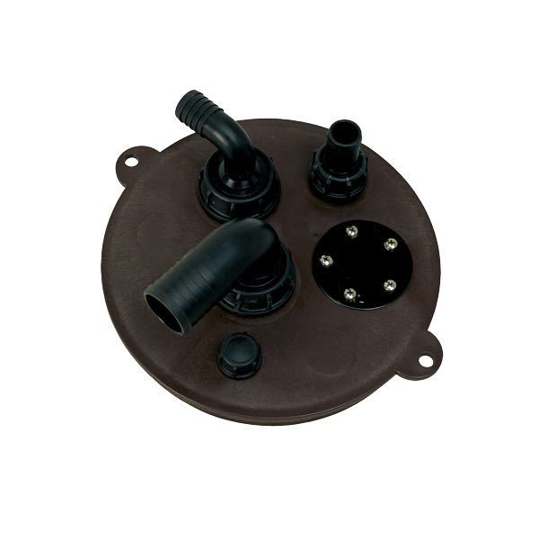 Inspektionsdæksel til septiktank h:230mm - sort-1