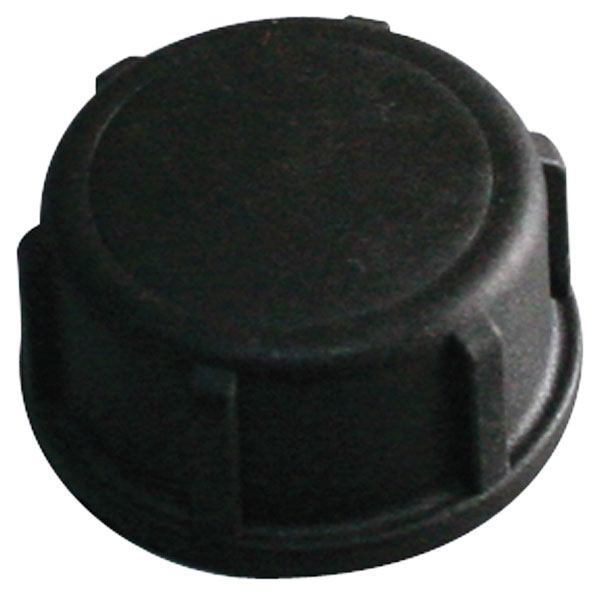 Plast dæksel sort 3/4" gevind-1