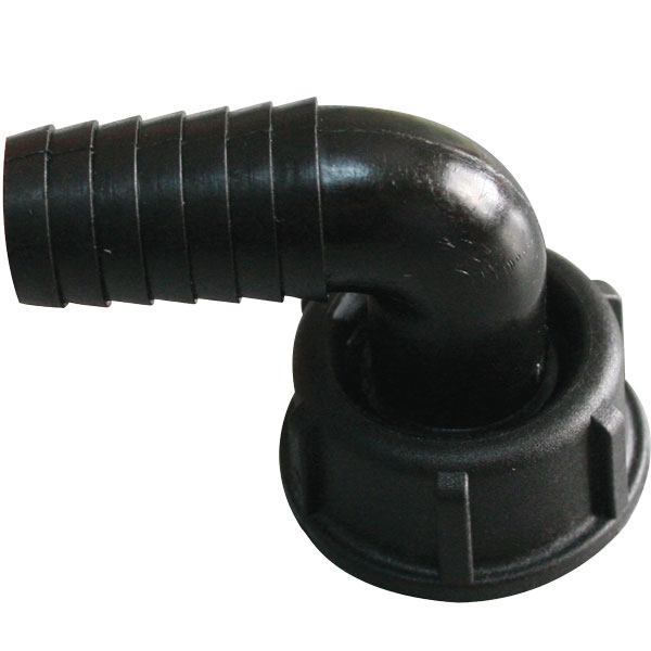 Udluftningsstuds 90° Ø17mm 3/4" gevind-1