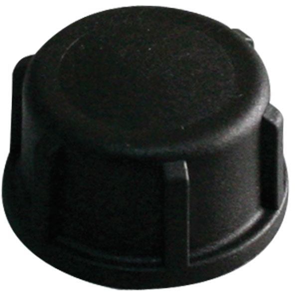 Plast dæksel sort 1/2" gevind-1