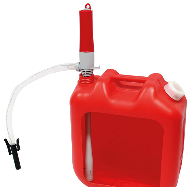 Hævertpumpe EL-2stk D batterier, auto stop 9L/M sug 385mm-2