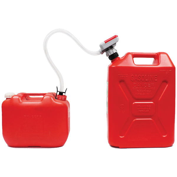 Hævertpumpe batteridrevet med autostop for montering på dunk-2
