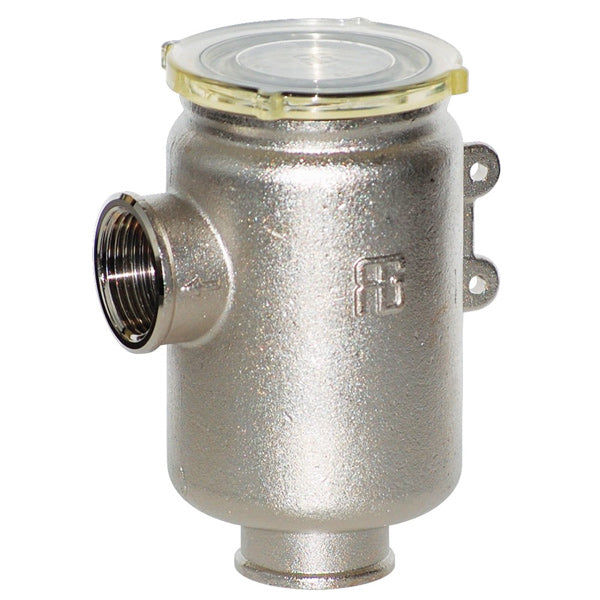Vandfilter fork.messing  3/4" yacht
