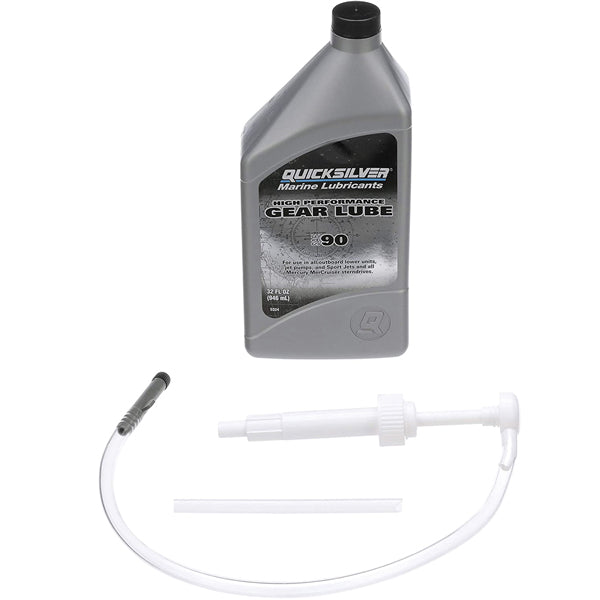 Quicksilver HP gear lube 1L med pumpe-1