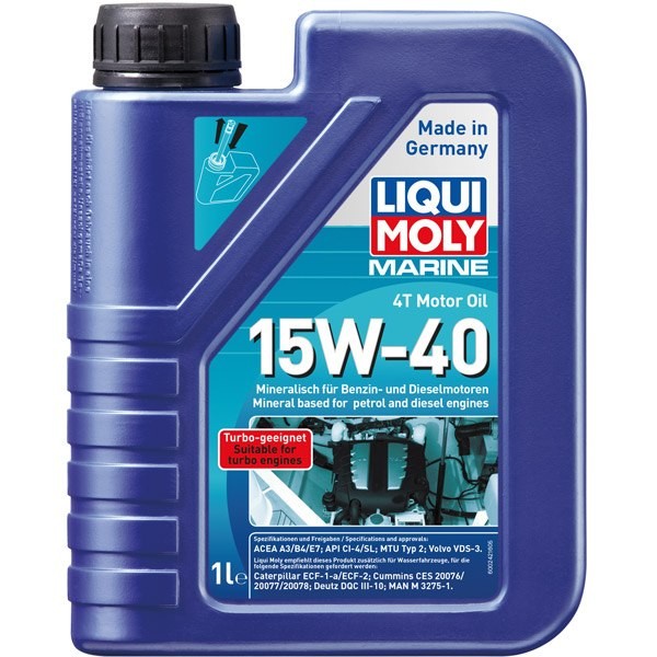 Liqui moly marine 4t motor olie 15w-40-2