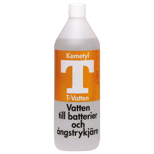 Kemetyl batterivand 1L-1