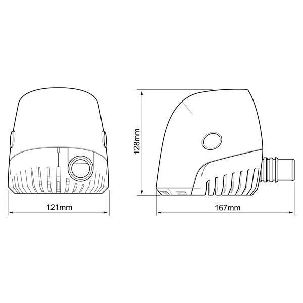 Whale lænsepumpe Orca 1300 auto 12v-2