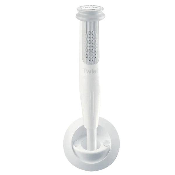 Whale Twist Deck Shower hvid/grå med 2,5m slange-1