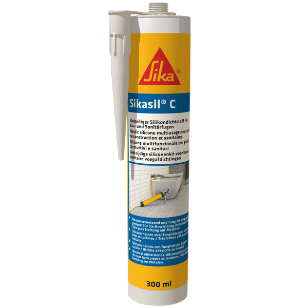 Sikasil-C silikone 300 ml patron-1