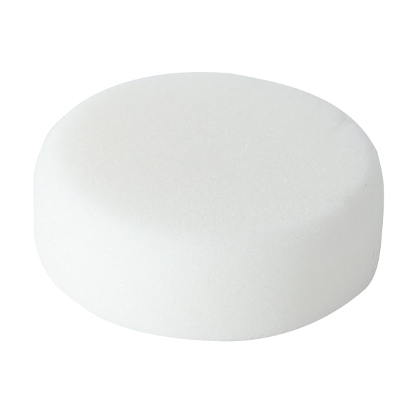 1852 Professionel polerrondel hvid hård Ø80 x 30mm-1