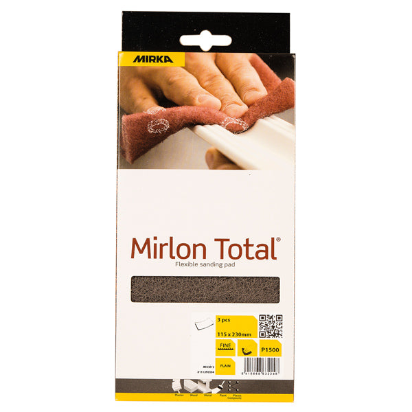 Mirka Mirlon total slibesvampe, 115x230mm 3stk pk-2
