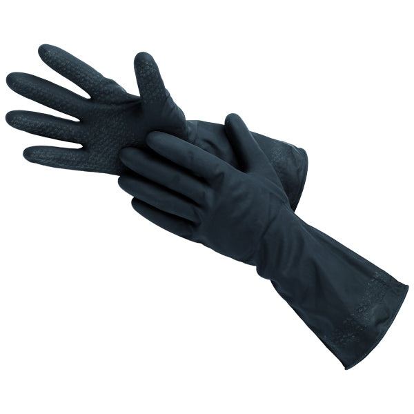 Industrihandske af Latex, tåler cellulosefortynder-1