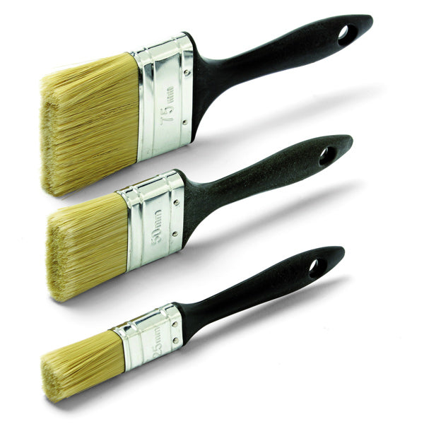 Penselsæt Marin 3 stk. flade pensler, 25, 50 & 75mm-1