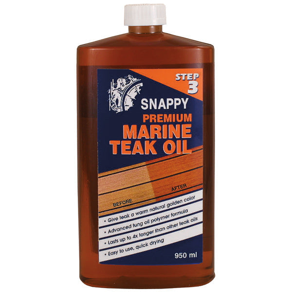 Snappy Premium Teak olie 950ml-1