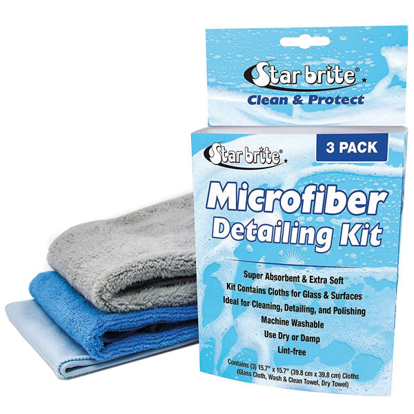 Star brite microfiber kludesæt 3stk 40 x 40cm-1