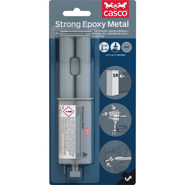 Casco Strong Epoxy Metal Duo sprøjte á 24 ml-1
