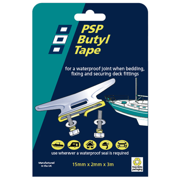 Psp Butyl tape grå 15 x 2 mm x 3 m-2