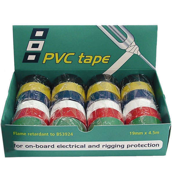 Psp pvc tape isoleringsbånd sortiment 24rl 19mmx4.5m-1