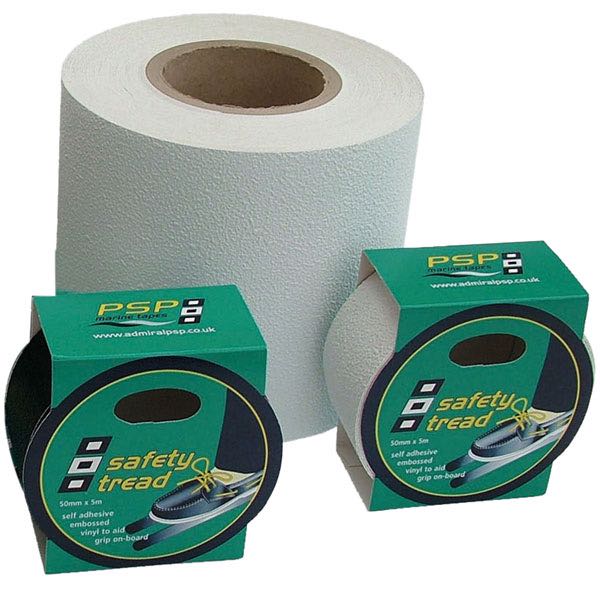 Psp safety tread anti-skrid tape hvid 25mm x 5m-1