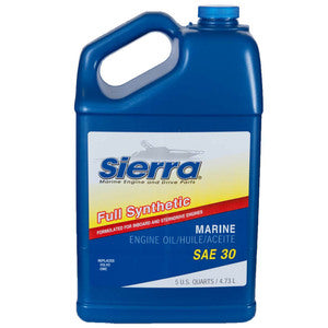 Sierra Full Synthetic Engine Oil SAE 30 - 5 Qt-1