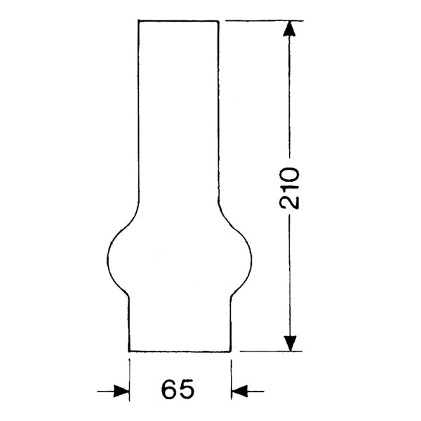 DHR Lampeglas 20 x 210mm-1