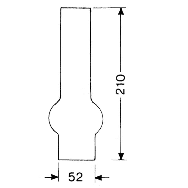 DHR Lampeglas 15 x 210mm-1