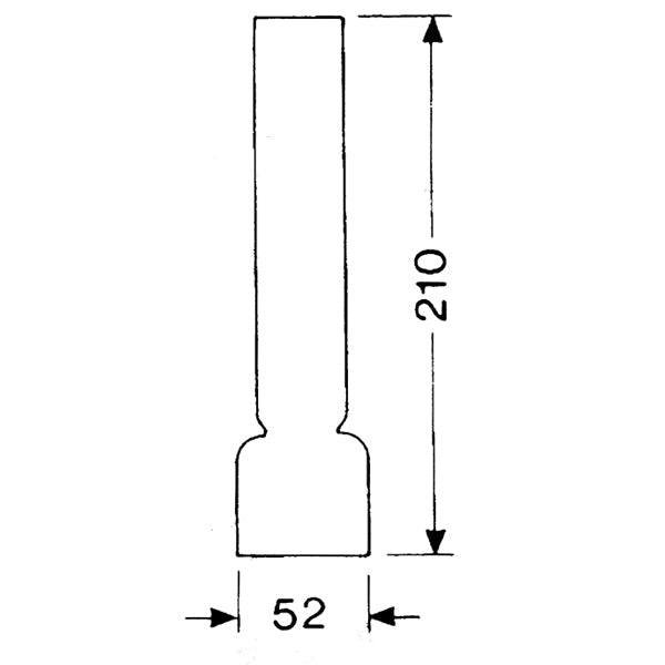 DHR Lampeglas 14 x 210mm-1