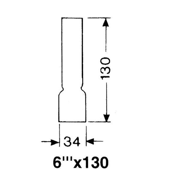 DHR Lampeglas 6 x 130mm-1