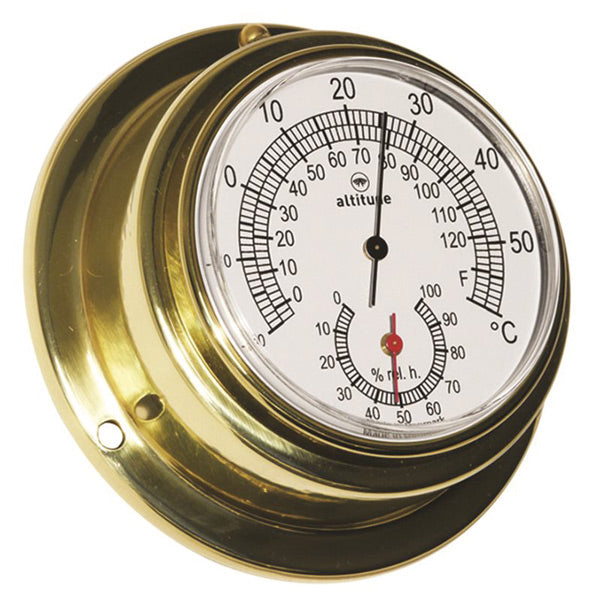 Altitude termo/hygrometer messing-2
