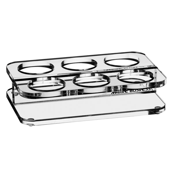 MB bakke med holder til 6 glas 19 x 29 x 4,5 cm holder Ø8cm-1