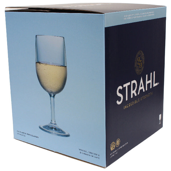 Strahl Vinglas Polycarbonat 245 ml. 4stk i gaveæske-1
