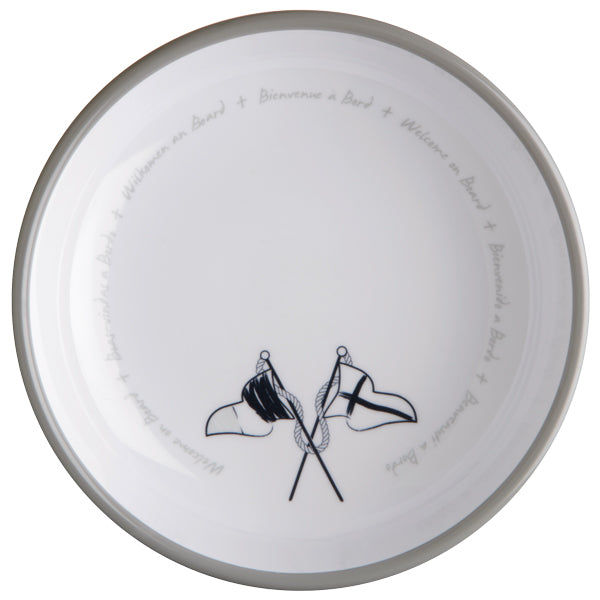 MB Welcome on board dybtallerken Ø18cm 260g 6stk NON SLIP-1
