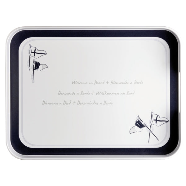 MB Welcome on board serveringsbakke 40 x 30cm 905g NON SLIP-1
