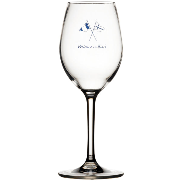 MB Welcome on board Vin glas Ø6cm H21cm 325 ml. 6stk NON SLI-1