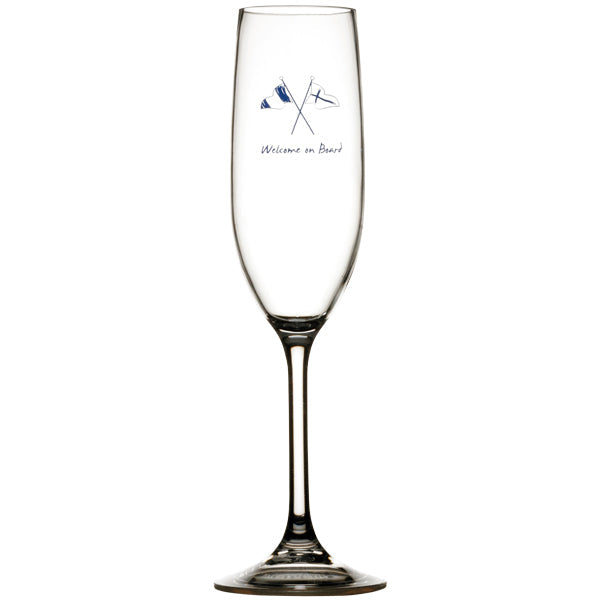 MB Welcome on board Champagne glas Ø5cm H25cm 236ml 6stk NON-1