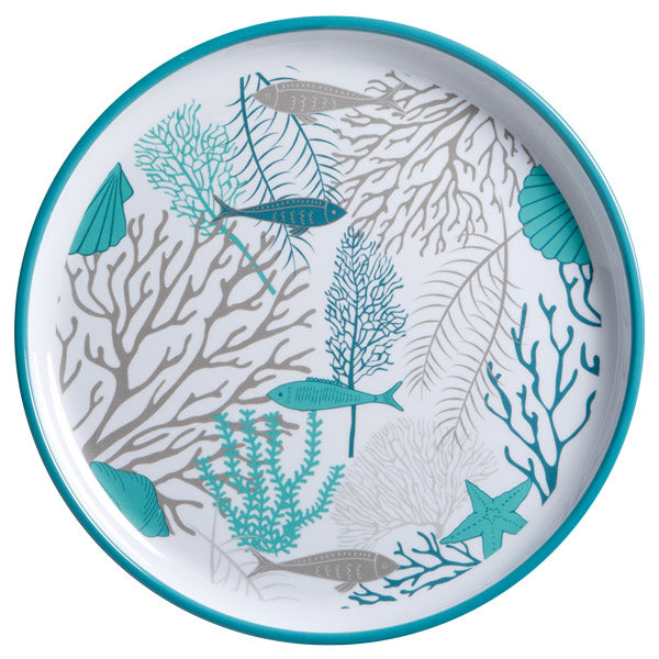MB Coastal Acqua tallerken Ø25, 6 stk-1