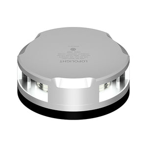 Lopolight 2nm 360° hvid anker, silver flatbase-1